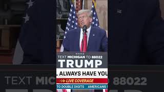President Trump: “Michigan jobs would have been exported” but “I stopped it”