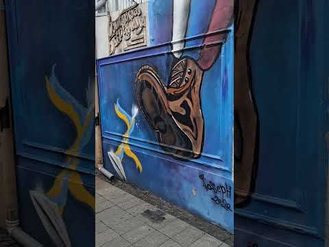 Batumi, Georgia, June 2023, Shows of Support for Ukraine, and One for Russia? #shorts