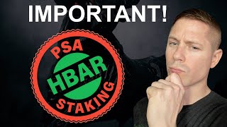 HBAR Flash Update - Not Getting Your Staking Rewards?  Do This!