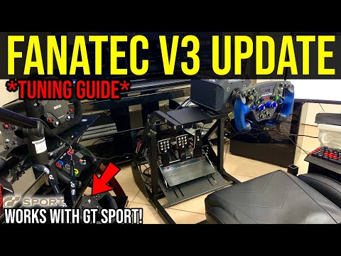 New Fanatec Update Works With GT Sport And Improves V3 Pedals