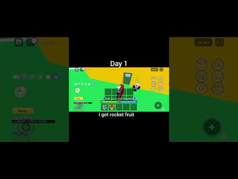 Day 1rolling fruit until i got Dough fruit#bloxfruits