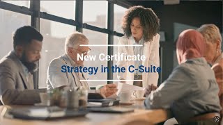 Strategy in the C-Suite Program - Executive Certificate / HEC Paris