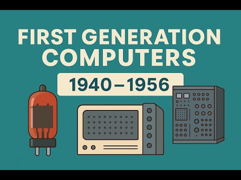 The Origins of Computers | Exploring the First Generation (1940–1956)