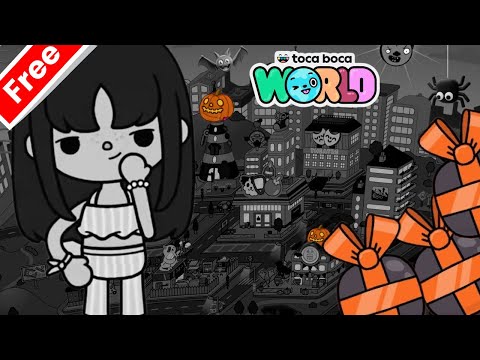 ALL BLACK and ORANGE FREE ITEMS in Toca Boca 🖤🧡 Toca Boca Hacks and TOCA Secrets World Collection