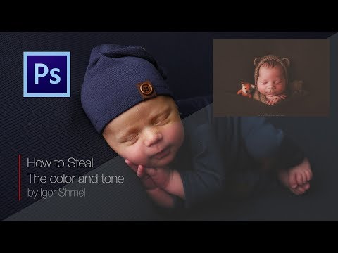 How to Steal the Color and Tone of an Image with Photoshop | Color Matching tutorial