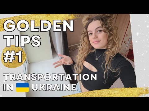 GOLDEN TIPS #1 | Transport in Ukraine | #studyabroad