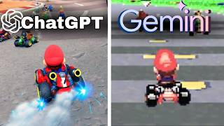 ChatGPT vs Gemini Make Mario Kart 64 From Scratch