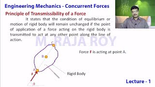 Engineering Mechanics : Lecture 1 - Concurrent Forces Introduction