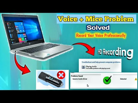 How To Fix Recording Mic Sound Problem In Computer Or Laptop