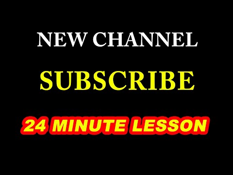 New channel for more videos