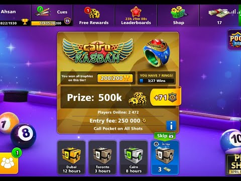 8 Ball Pool Game | Cairo Kasbah Table | 500k Table | Code Crunch