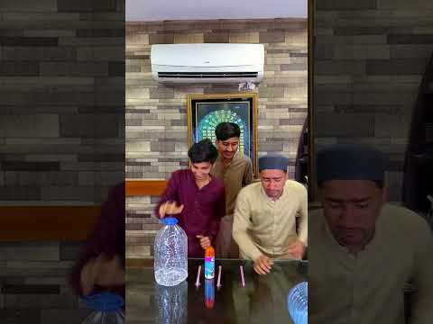 Flip the big bottle challenge #challenge #shorts