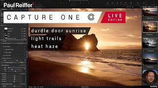 Durdle Door Sunrise, Light Traffic Trails, Heat Haze - Capture One Live Editing : 22nd December 2025