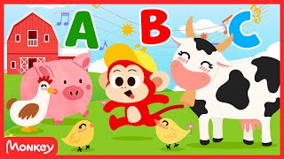 🕺 ABC Alphabet Dance Song With Monkey Junior | A to Z Groove Song 💃 | Monkey Junior Play & Learn