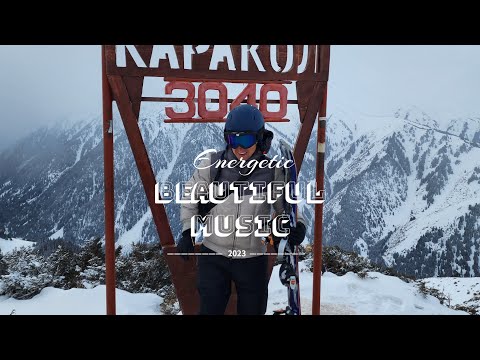 4K Energetic beautiful music Video (Winter, mountains, snowboard, Karakol, Chunkurchak, Kyrgyzstan)