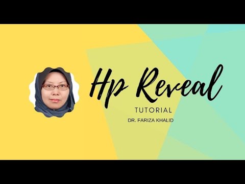 How to create AR using Hp Reveal - my personal tutorial on demand - Dedicated to Dr Ang :)