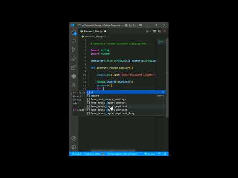 Password 🔑 Generator in Python