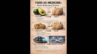 Best Foods for Brain & Nervous System 🧠⚡ #healthyfood