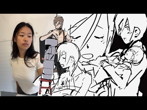 my week in game dev school: character art, metalsmithing, and manga reads