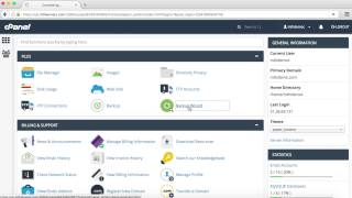 cPanel - Create a Full Backup