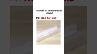 Reflection of light #physicsinaction  #apnipathshala #physics #shorts #trendingshorts