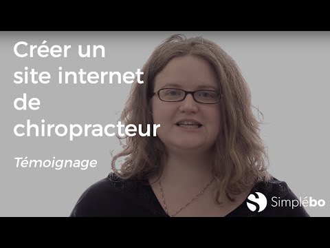 Chiropracteurs créez un site internet de chiropraxie - Témoignage client Simplébo Audrey Yargui AFC