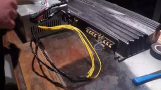how to wire a computer power supply to a car amplifier tutorial