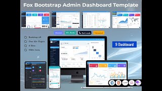 Responsive Bootstrap 5 Dashboard Templates for Dynamic Web Applications and Admin Panels