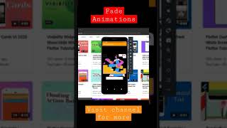 Smooth Fade Animations in Flutter 💙 | Flutter Animations #shorts #flutteranimation