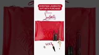 Christian Louboutin 🤩 free gifts with purchase #christianlouboutin #superfreakygirl #shorts