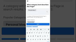 How to create Facebook page 2022 in one minute | #facebookpage #socialmediatips