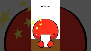 ⭐| School Tests be like: // #countryballs #animation #edit #memes #edit #shortsviral #shorts |⭐