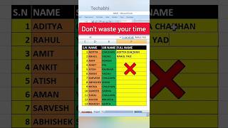 📊📝 MS Excel Concatenate Formula सीखो 30 सेकेंड में! #excel #shortsfeed #exceltips #shorts