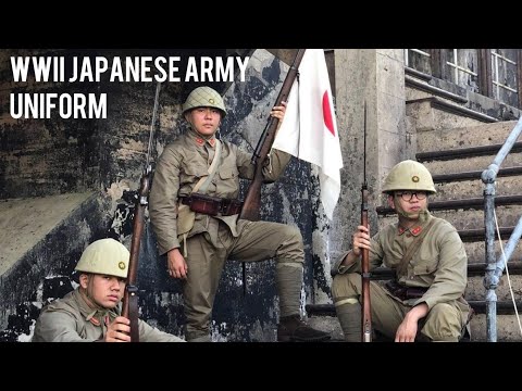 Wearing a WWII Japanese Army Uniform