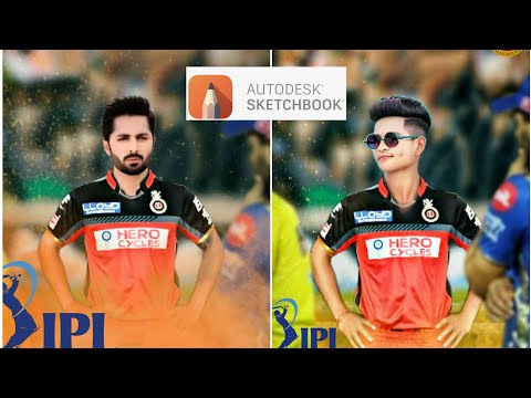 Ipl photo editing in autodesk sketchbook | Ipl 2020 photo editing
