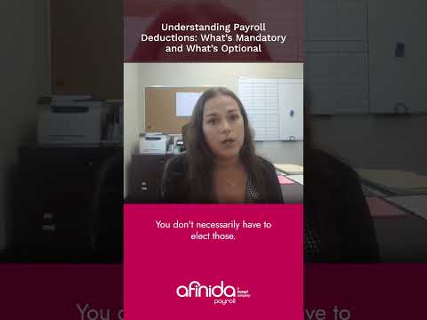 Understanding Payroll Deductions: What’s Mandatory and What’s Optional
