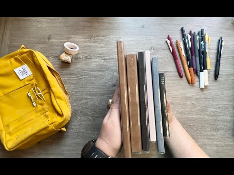 January flip of my Sterling Ink Common Planners and Notebooks