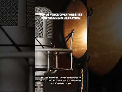 AI voice over : #AIVoiceOver #VoiceOverAI #AINarration