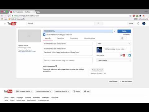 How to Upload a Video to Youtube