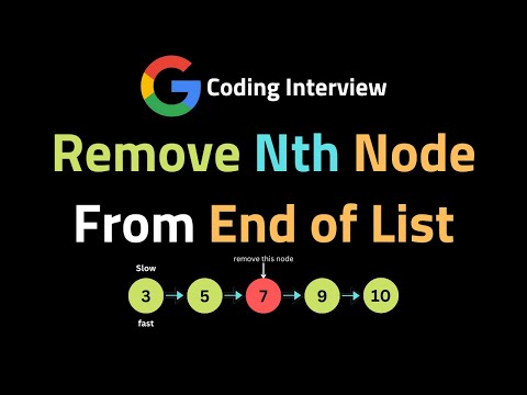 Remove Nth Node From End of List - LeetCode 19 - Coding Interview Questions