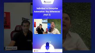 Individual vs Enterprise Automation: Key Differences  | Part 3 | #Automation #AI #enterpriseai