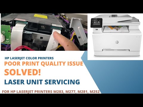 Scanner / Laser unit  cleaning | HP LASERJET M281 | M283 | M254 #printer #technology