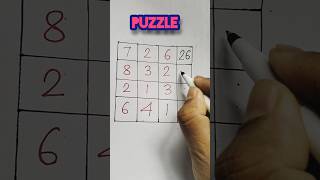 Puzzle Math #shortcutmath #maths #mathpuzzle #mathstricks #mathematics #education#iqtest