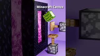 Minecraft Vs Real Life Simulation #blender3d #3danimation #minecraft