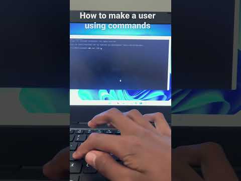 How to make a user using cmd | #Windows #Cmd #Shorts