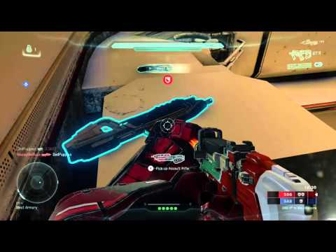 Halo 5 - Glitch - Possessed Assault Rifle moving on its own