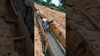 RMC (Ready Mix Concrete) casting with TM (Transit Mixer)
