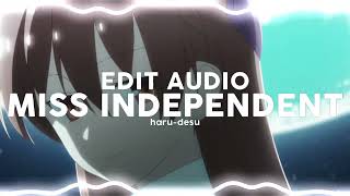 NeYo - Miss independent [edit audio]