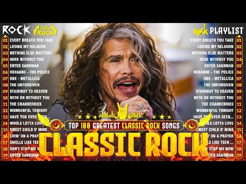 🎸Steven Tyler, Aerosmith, Queen, Nirvara, Gun N' Rose, U2🎶 Classic Rock Playlist 70s and 80s🔥