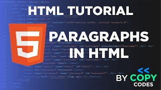 Paragraphs in HTML | How to Use Paragraphs in HTML | HTML Tutorial